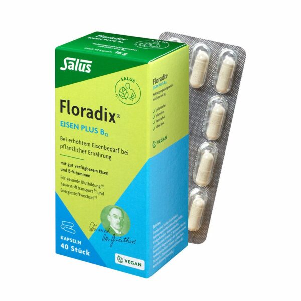 Floradix Eisen plus B12 vegan, 40