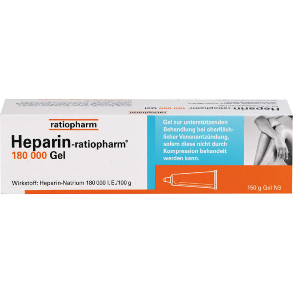 Heparin-ratiopharm 180,000 IE Gel, 150 g