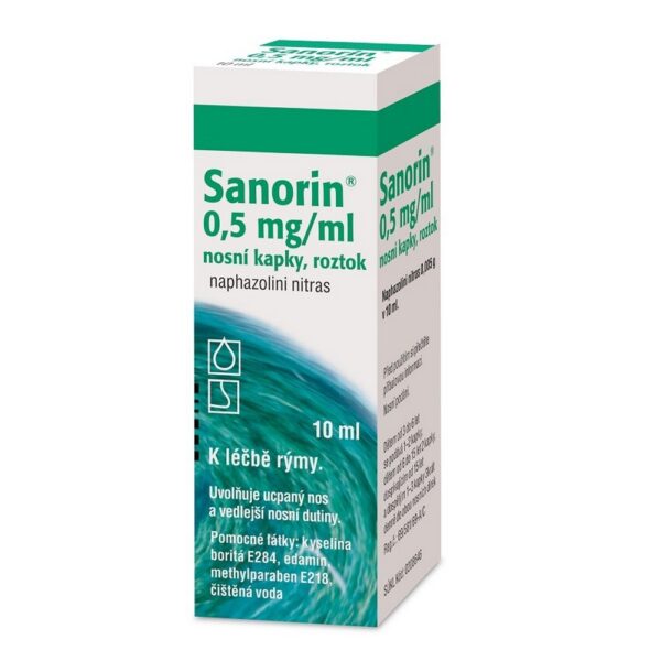 Sanorin 0,5 mg/ml, 10