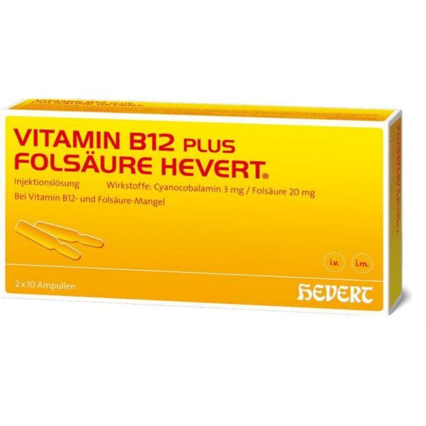 Vitamin B12 + folic acid Hevert, 20