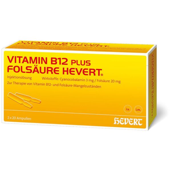 Vitamin B12 + folic acid Hevert, 40