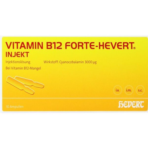 Vitamin B12 forte Hevert injekt, 10