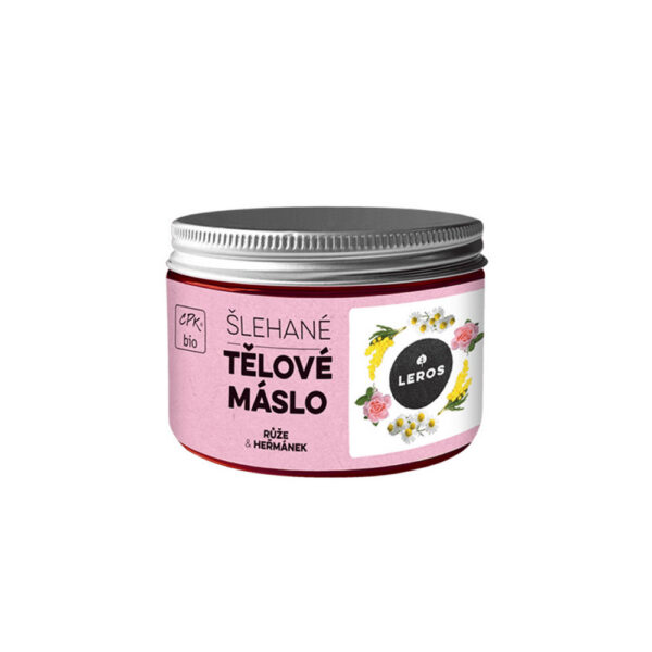 Leros Whipped Body Butter Rose & Chamomile, 150 ml